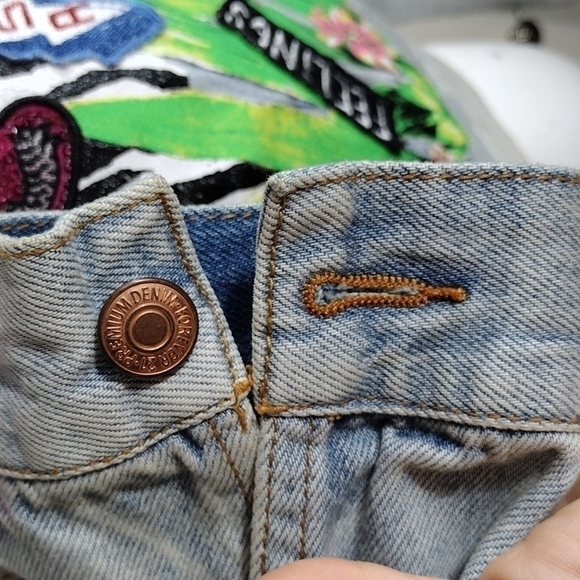 BOHO Denim Jacket Medium - Picture 8 of 16